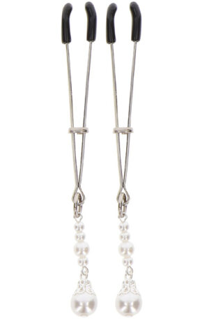 Taboom Tweezers With Pearls Silver - Nibuklambrid 1