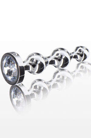 ToyJoy Diamond Star Beads Small - Anaaltapp metallist 1