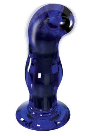 ToyJoy Gleaming Vibrating Glass Plug 11,5 cm - Klaasist anaalkork 1