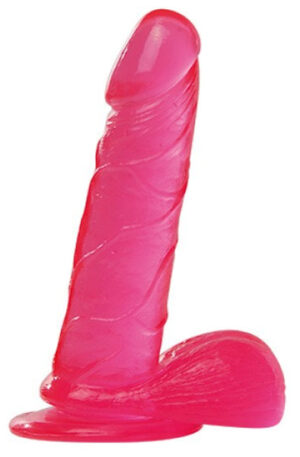 TOYZ4LOVERS Jelly Dildo Real Rapture Pink 19cm - Dildo 1