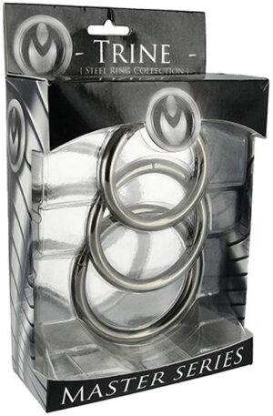 Trine Steel Ring Collection - Peeniserõngaste komplekt 1