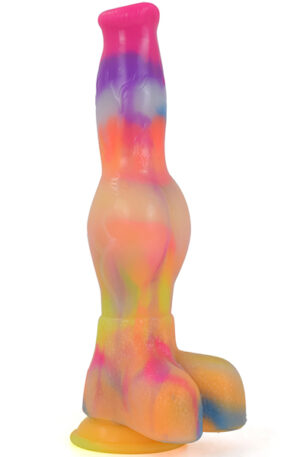 Undiz Glow-in-The-Dark Dildo 27,5 cm - Dragon dildo 1