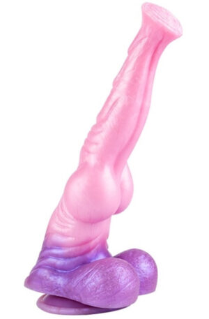 Unicorny Pinky Jumpy Dildo 28,4 cm - Dragon dildo 1