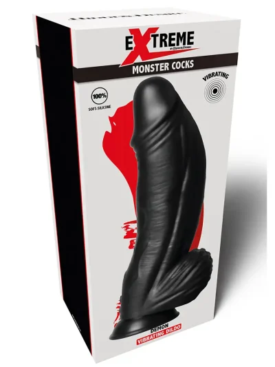 Vibrating Demon Monster Dildo 28 cm - Monster dildo 5