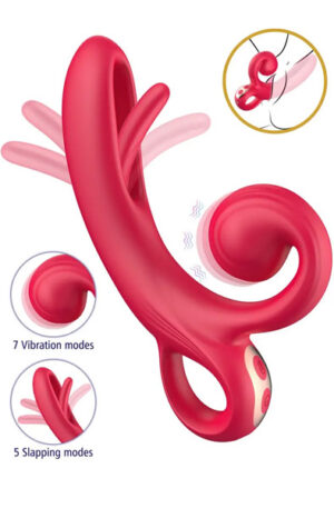 Vibrator With Tongue & Clitoral Stimulation - Kliitoristimulaator 1