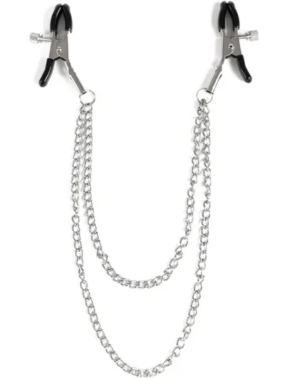 Virgite Nipple Clamps With Double Chain - Rinnaklambrid ketiga 1