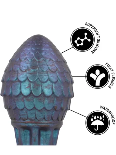 Vrakos Dragon Egg Anal Plug 13,5 cm - XL tagumik 3