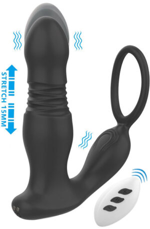 Zenn Anal Pleasure P-Spot Thrusting - Eesnäärme vibraator peeniserõngaga 1