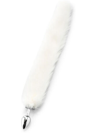 Zenn Deluxe Fluffy Fox Plug White - Looma saba ja anaallelu 1