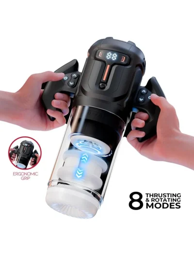 Zyon Thrusting & Rotating Masturbator - Automaatne masturbaator 5